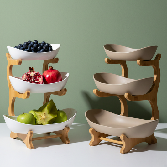 Modern 3-Tier Serving & Fruit Stand